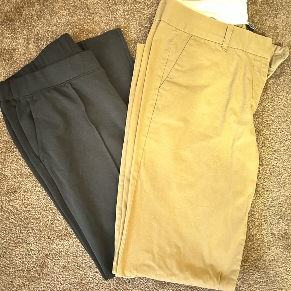 J. Crew Black and Tan Pants Bundle